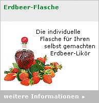 Erdbeerflasche