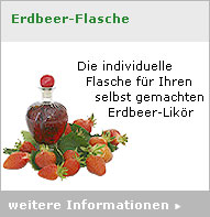 Erdbeerflasche
