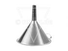Trichter aus Edelstahl mit Henkel