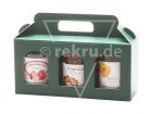 Geschenkverpackung - Tragekarton für Delikatessen